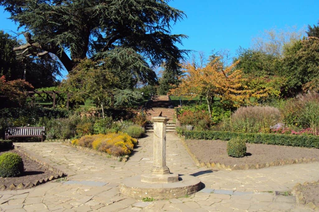 The sundial in The Rookery in Streatham Common
